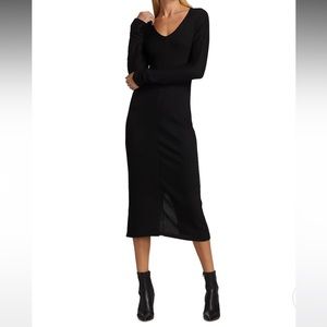 Rag & Bone The Bias Rib Midi Dress